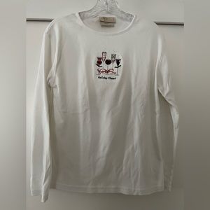 M&C Sportswear Long Sleeve Christmas Shirt Size L